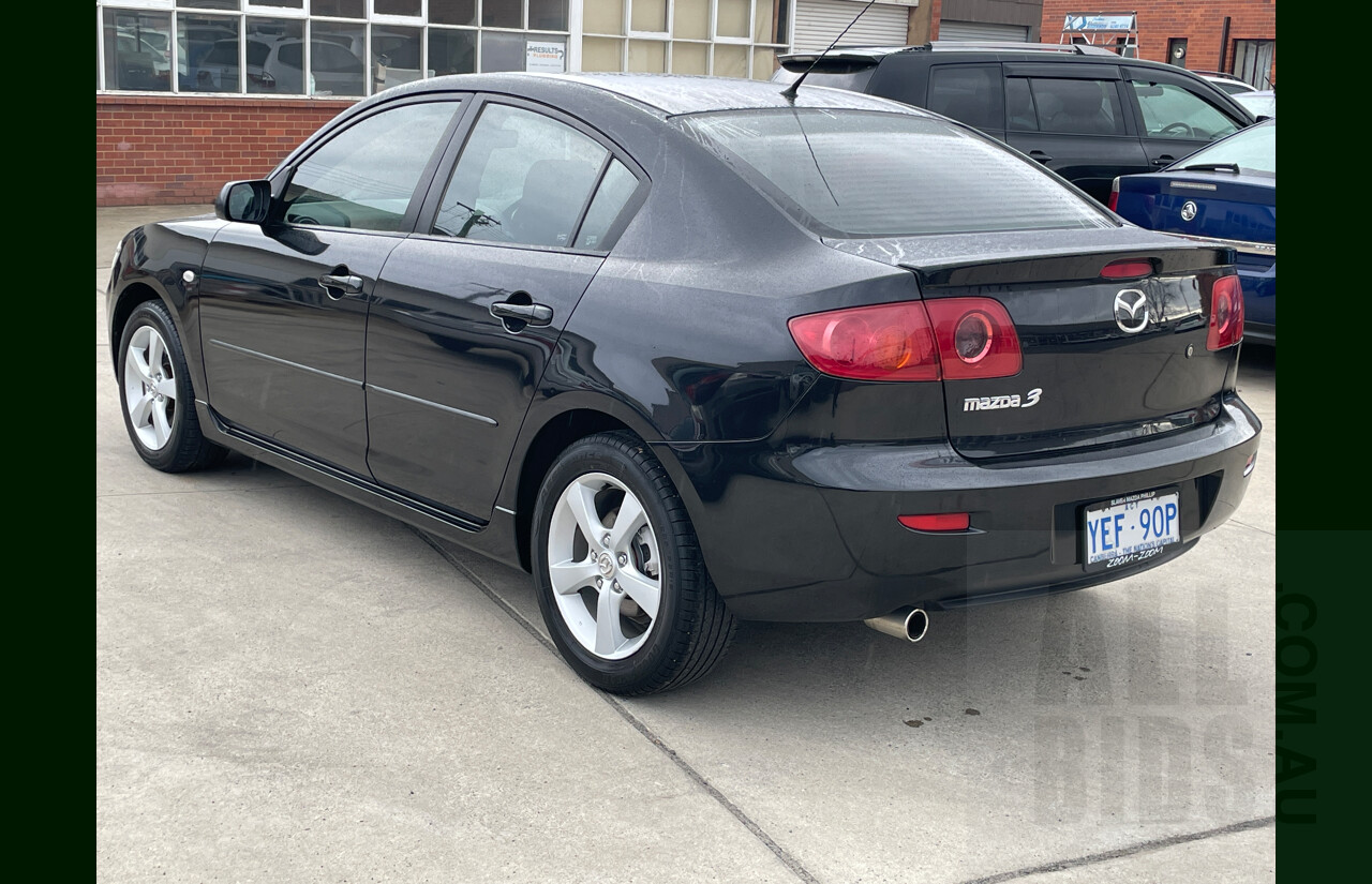 2/2006 Mazda Mazda3 MAXX Sport BK MY06 UPGRADE 4d Sedan Black 2.0L