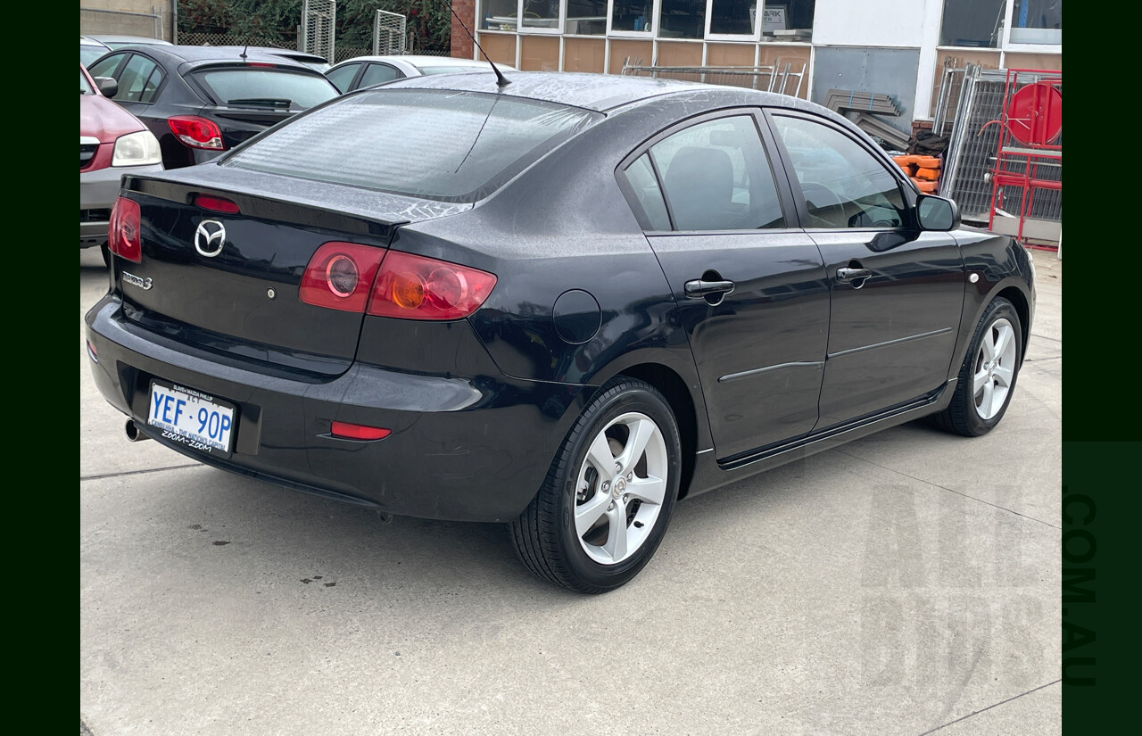 2/2006 Mazda Mazda3 MAXX Sport BK MY06 UPGRADE 4d Sedan Black 2.0L
