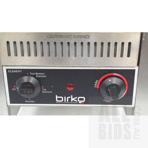 Birko 600 Slice Commercial Conveyor Toaster and Starline Buffet 88 Conveyor Toaster