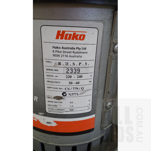 Hako Rotobic Sprinter Straightline Floor Polisher/Vacuum