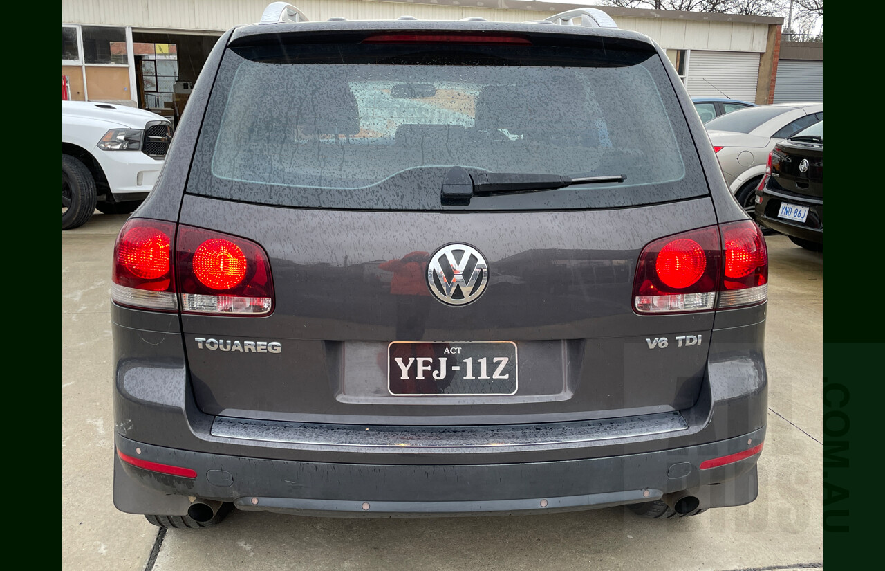 1/2008 Volkswagen Touareg V6 TDI 7L MY07 UPDATE 4d Wagon Grey 3.0L