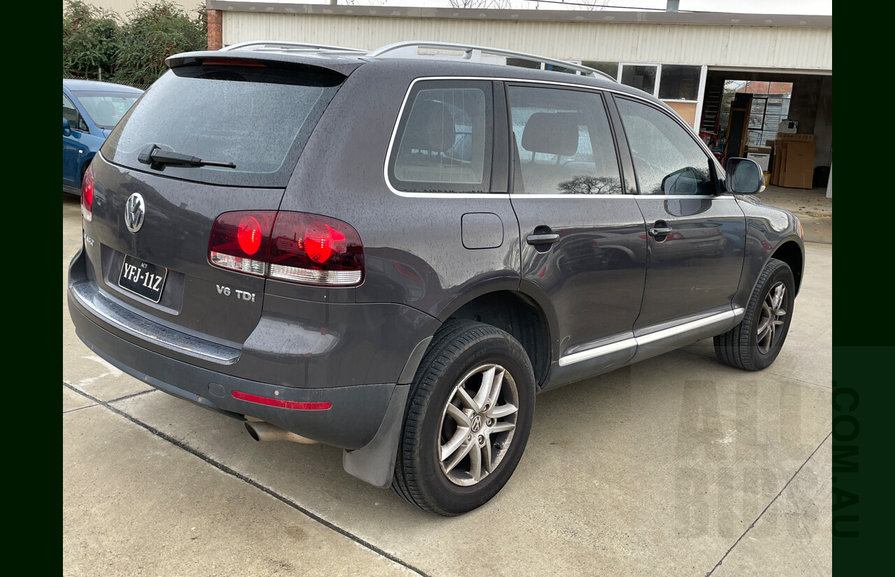 1/2008 Volkswagen Touareg V6 TDI 7L MY07 UPDATE 4d Wagon Grey 3.0L