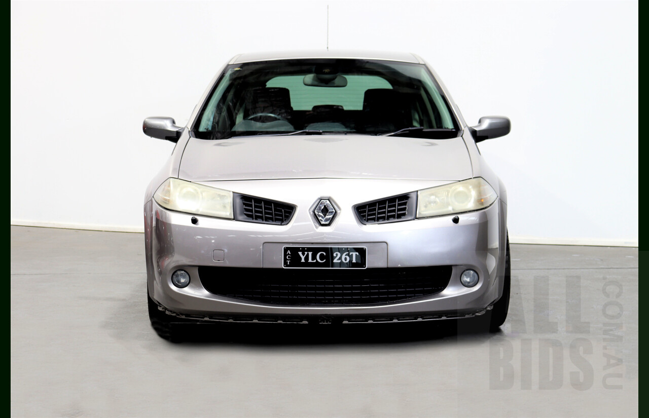 5/2009 Renault Megane Sport X84 MY06 UPGRADE 5d Hatchback Silver 2.0L