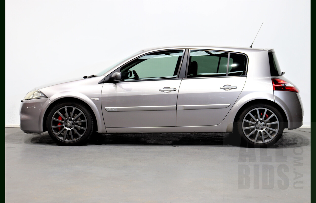5/2009 Renault Megane Sport X84 MY06 UPGRADE 5d Hatchback Silver 2.0L