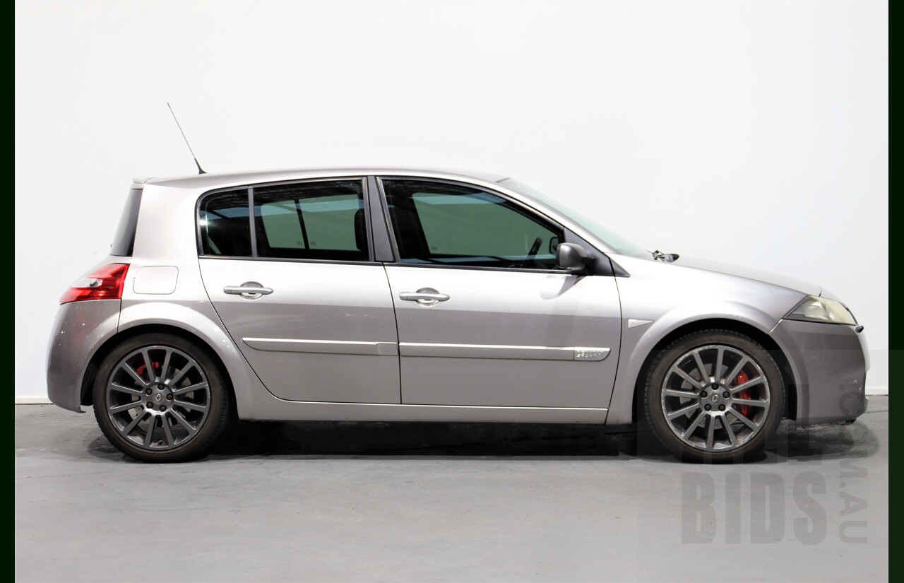 5/2009 Renault Megane Sport X84 MY06 UPGRADE 5d Hatchback Silver 2.0L