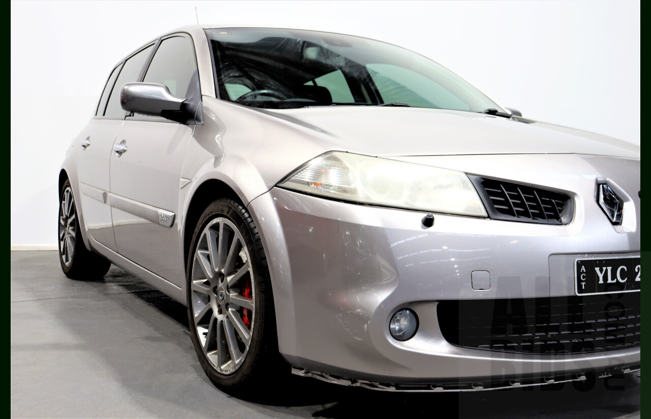 5/2009 Renault Megane Sport X84 MY06 UPGRADE 5d Hatchback Silver 2.0L