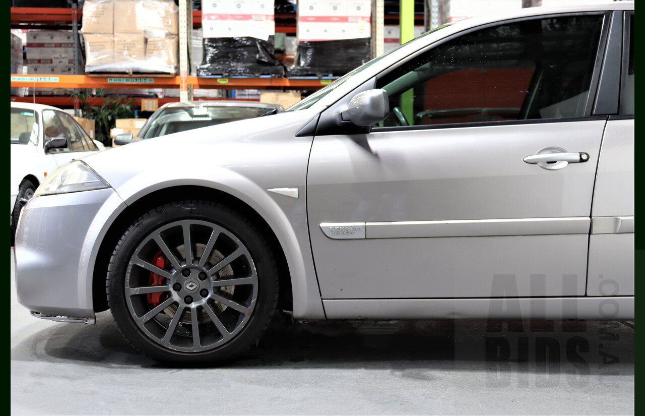 5/2009 Renault Megane Sport X84 MY06 UPGRADE 5d Hatchback Silver 2.0L
