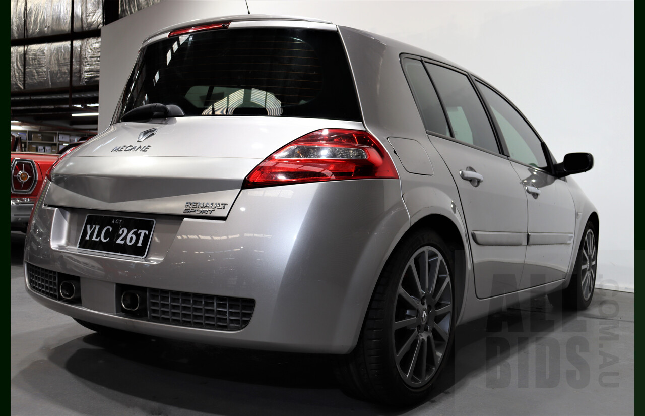 5/2009 Renault Megane Sport X84 MY06 UPGRADE 5d Hatchback Silver 2.0L