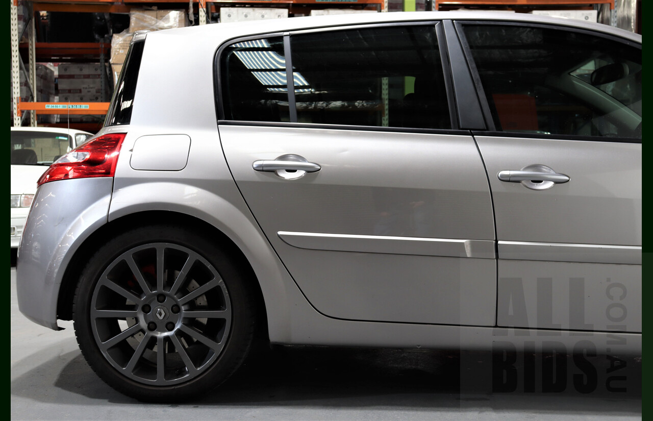 5/2009 Renault Megane Sport X84 MY06 UPGRADE 5d Hatchback Silver 2.0L