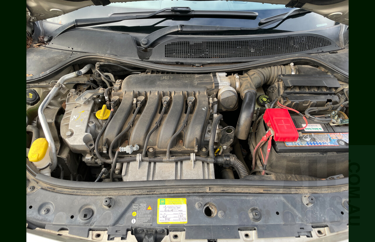 11/2007 Renault Megane Dynamique X84  2d Cabriolet Gold 2.0L