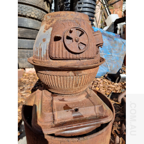 Vintage Masport 'Yukon' Woodburning Pot Belly Stove