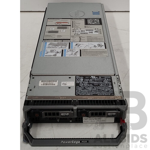 Dell PowerEdge M520 Dual Intel Xeon (E5-2407 V2) 2.4GHz - 2.4GHz 4-Core CPU Blade Server