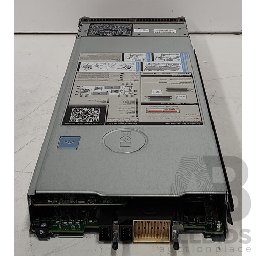 Dell PowerEdge M520 Dual Intel Xeon (E5-2407 V2) 2.4GHz - 2.4GHz 4-Core CPU Blade Server
