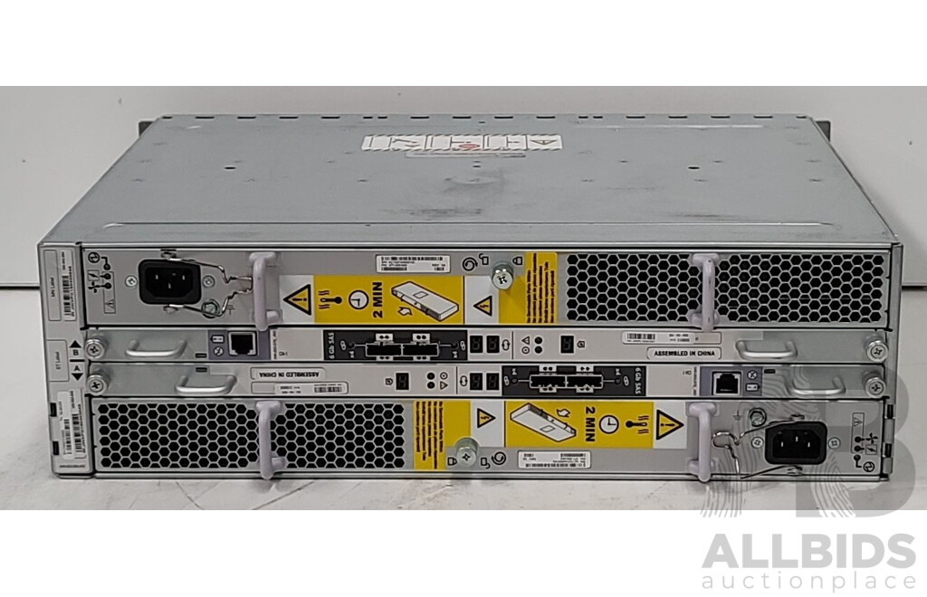 Dell EMC (KTN-STL3) 15-Bay 3RU Hard Drive Array W/ DAE Controller Modules