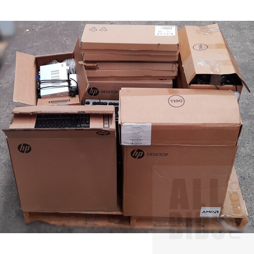 Bulk Lot of Assorted IT - Keyboards, Speakers, Cables, etc.