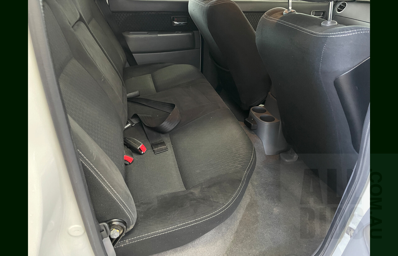 6/2010 Ford Ranger XLT (4x4) PK Dual Cab P/Up White 3.0L