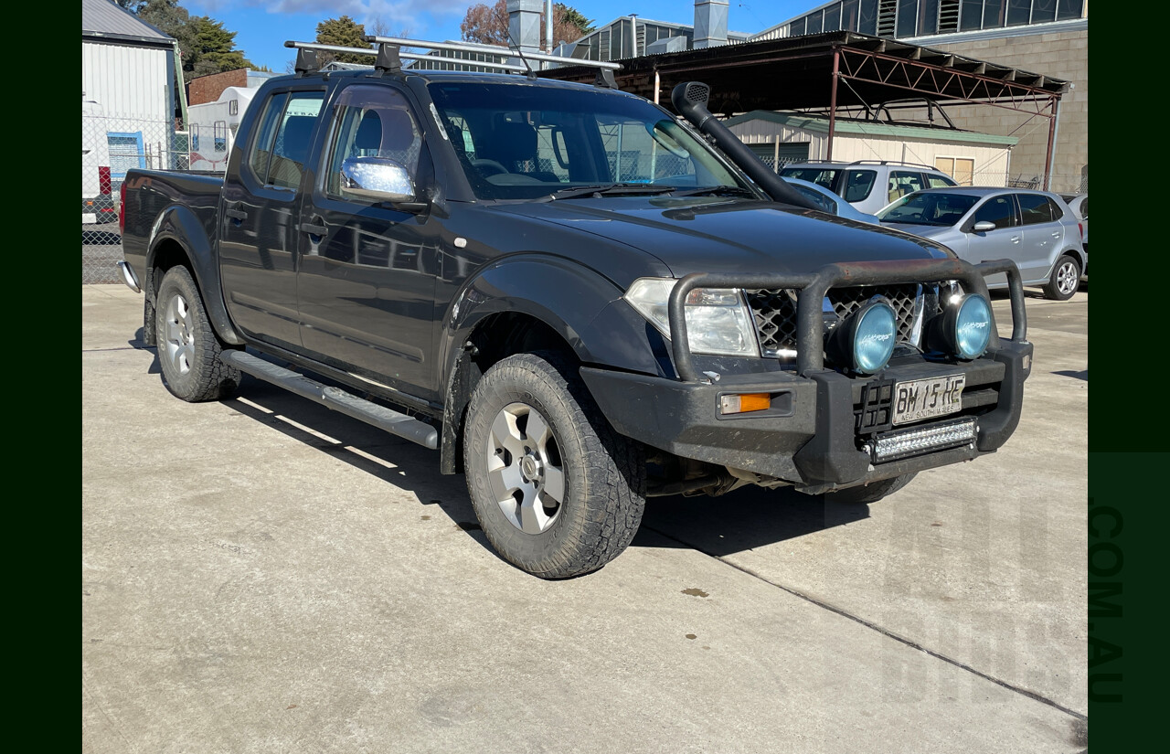 6/2006 Nissan Navara ST-X (4x4) D40 Dual Cab P/Up Grey 2.5L
