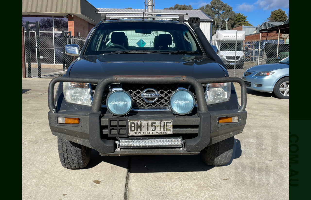 6/2006 Nissan Navara ST-X (4x4) D40 Dual Cab P/Up Grey 2.5L