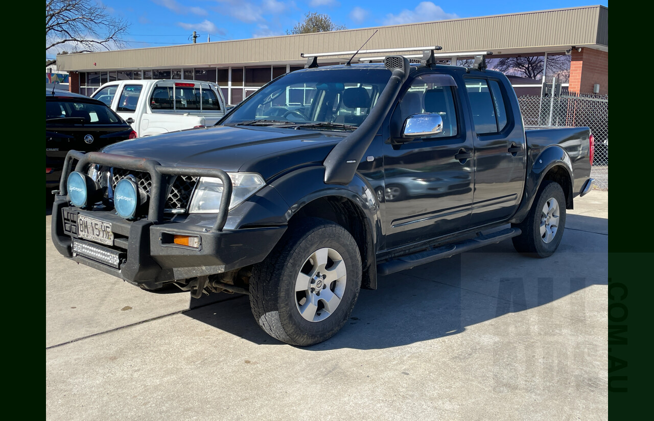 6/2006 Nissan Navara ST-X (4x4) D40 Dual Cab P/Up Grey 2.5L
