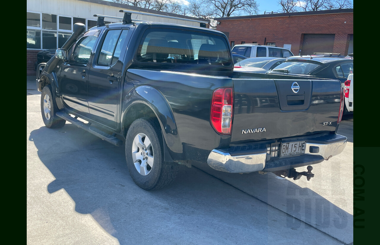 6/2006 Nissan Navara ST-X (4x4) D40 Dual Cab P/Up Grey 2.5L