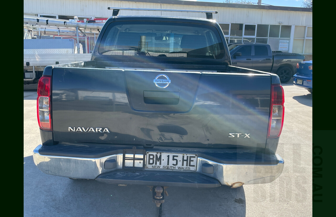 6/2006 Nissan Navara ST-X (4x4) D40 Dual Cab P/Up Grey 2.5L