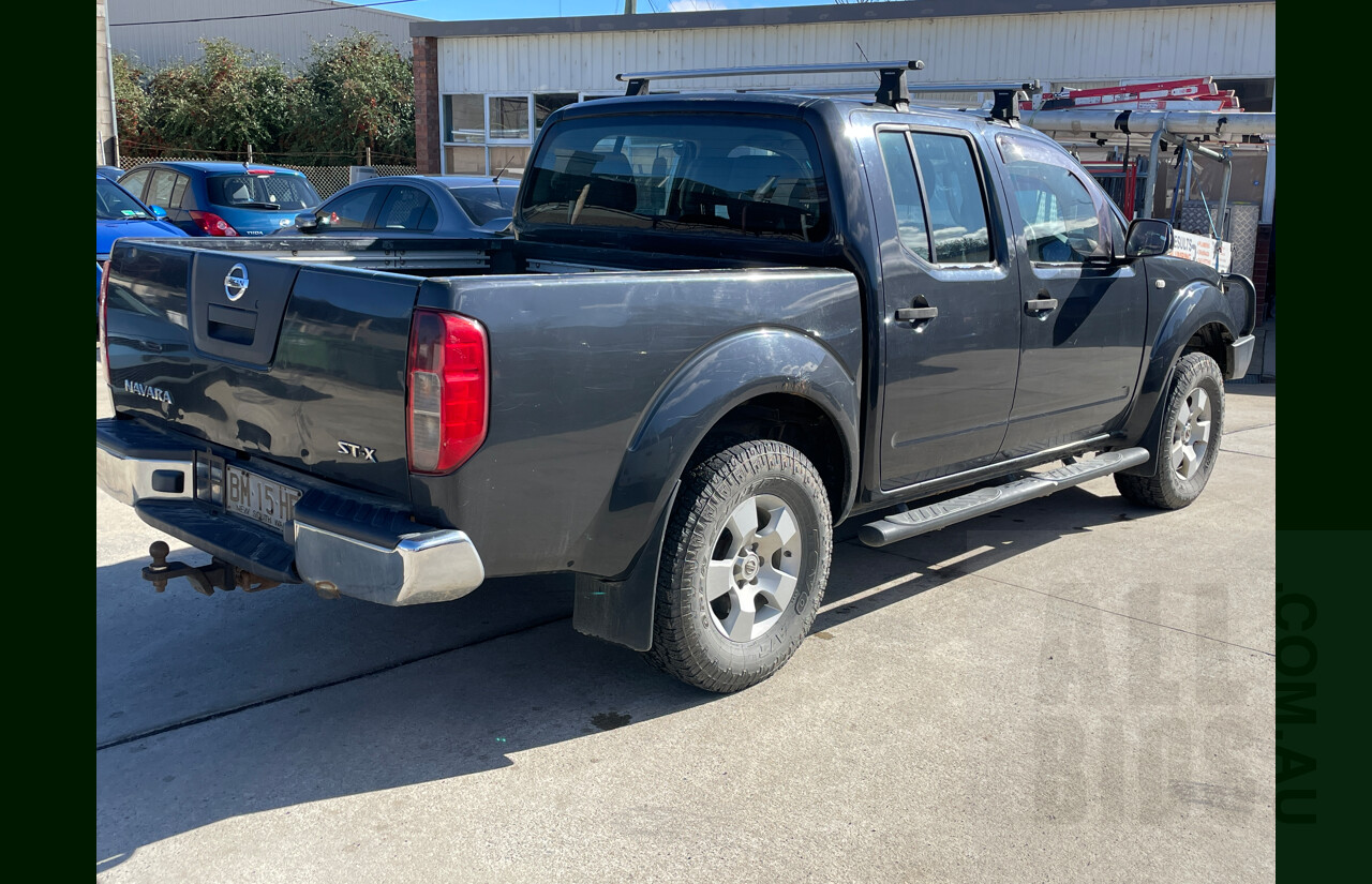 6/2006 Nissan Navara ST-X (4x4) D40 Dual Cab P/Up Grey 2.5L