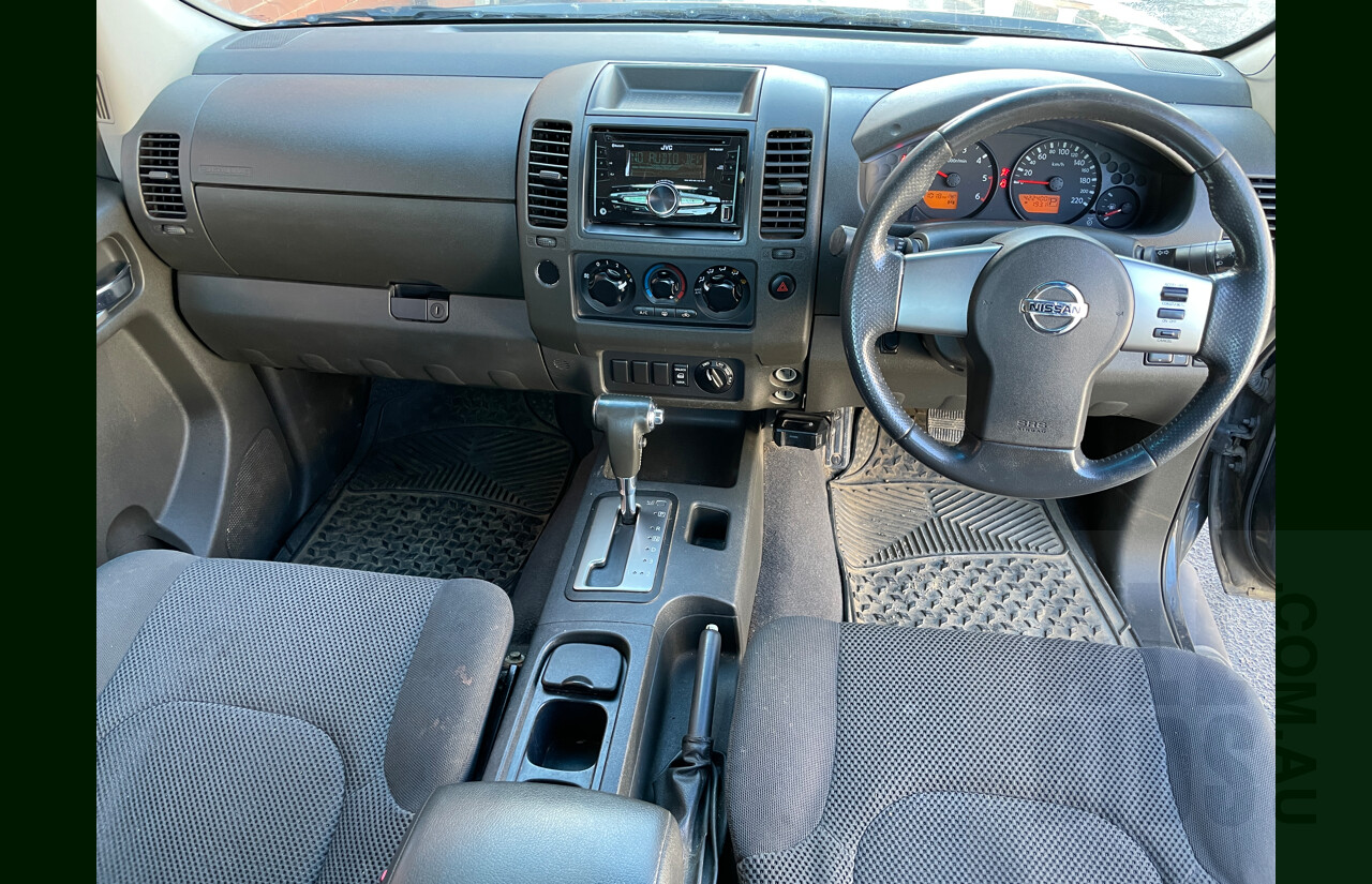 6/2006 Nissan Navara ST-X (4x4) D40 Dual Cab P/Up Grey 2.5L