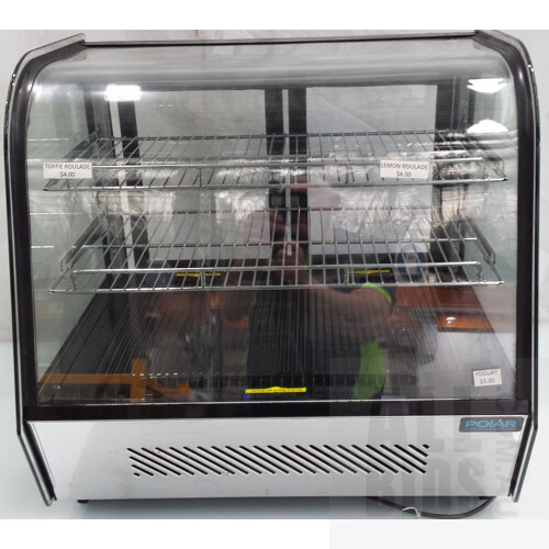 Polar 120 Litre Counter Top Food Display Fridge