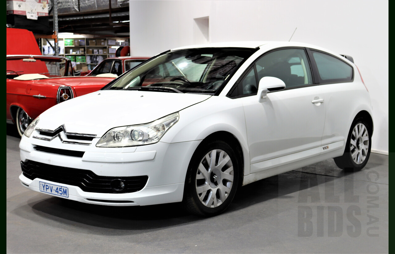 5/2005 Citroen C4 VTS 2d Coupe White 2.0L