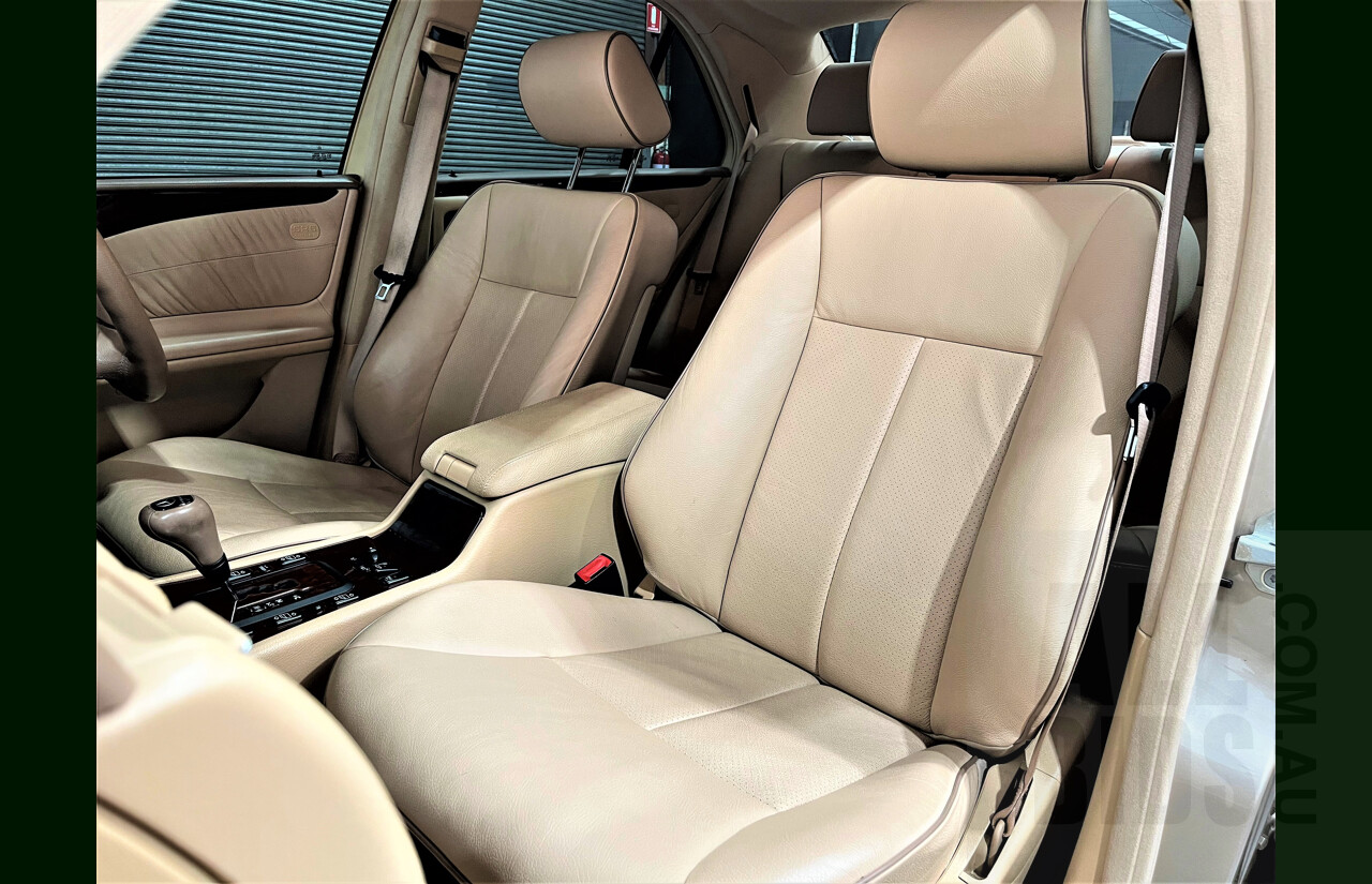 3/2000 Mercedes-Benz E320 Elegance W210 4d Sedan Travertine Beige Metallic 3.2L