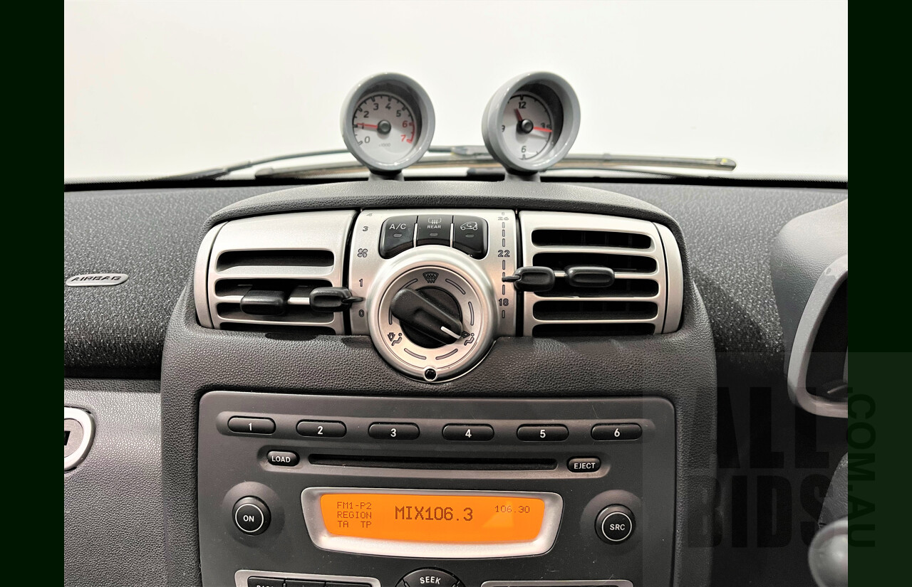 10/2008 Smart Fortwo Coupe 451 2d Coupe White 1.0L