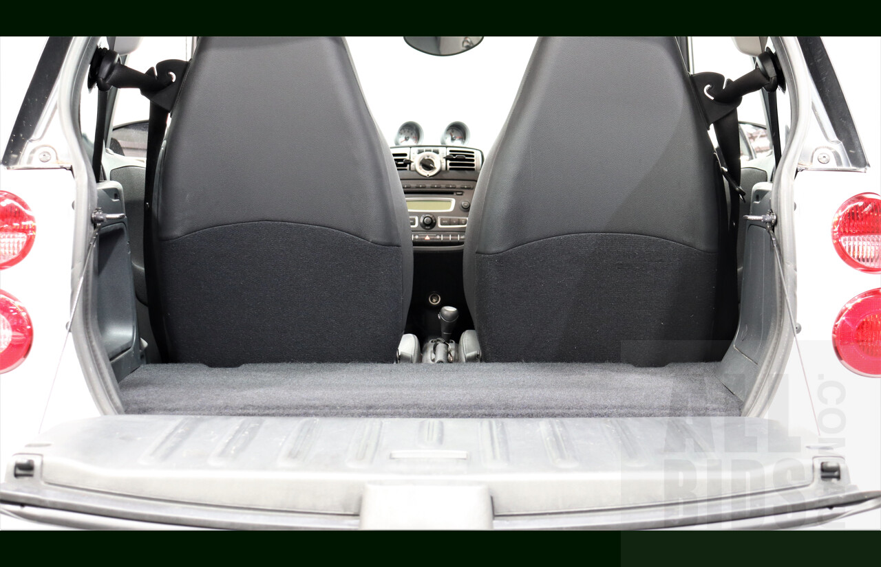 10/2008 Smart Fortwo Coupe 451 2d Coupe White 1.0L