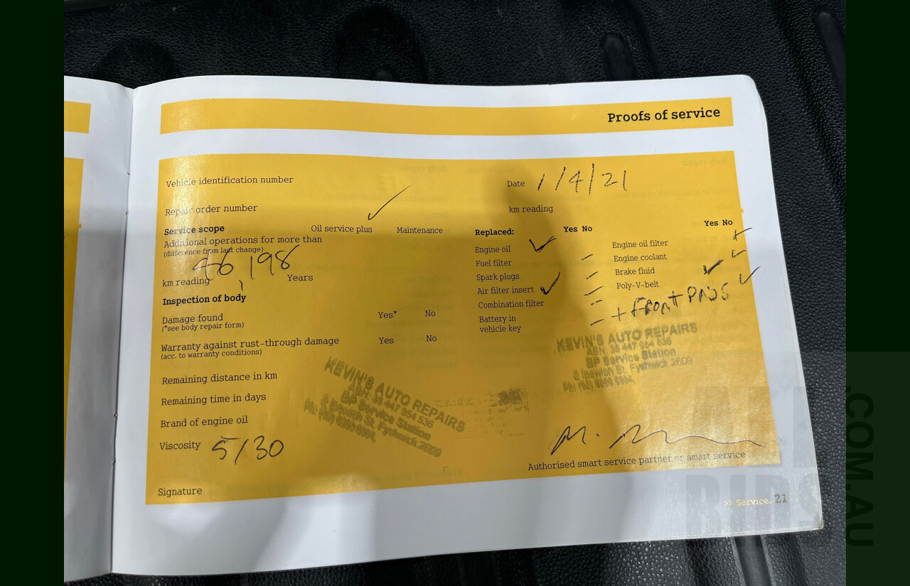 10/2008 Smart Fortwo Coupe 451 2d Coupe White 1.0L