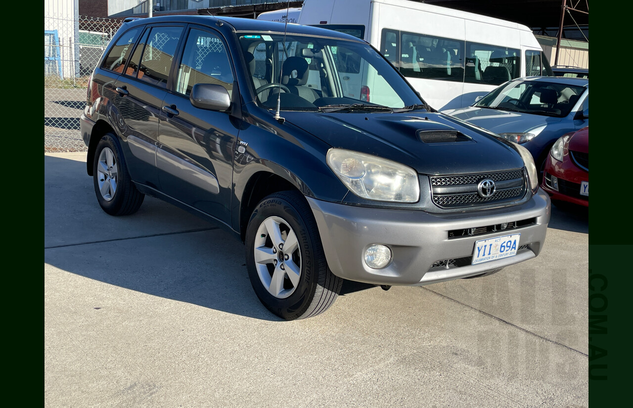 7/2005 Toyota Rav4 CV Sport ACA23R 4d Wagon Grey 2.4L
