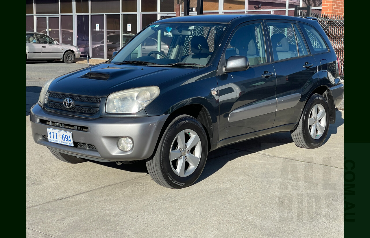 7/2005 Toyota Rav4 CV Sport ACA23R 4d Wagon Grey 2.4L