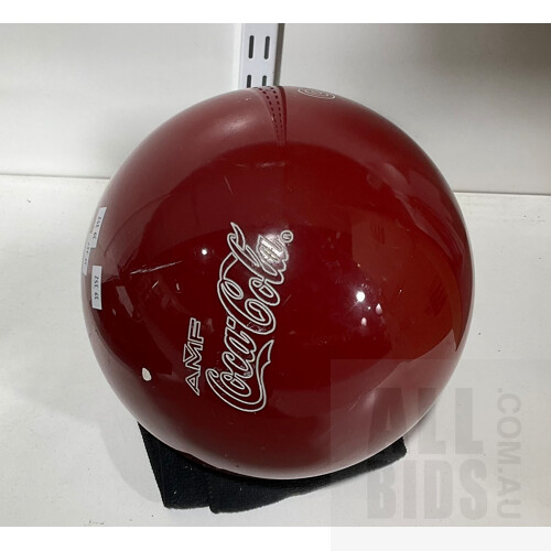 AMF Coca Cola Commemorative Bowling Ball