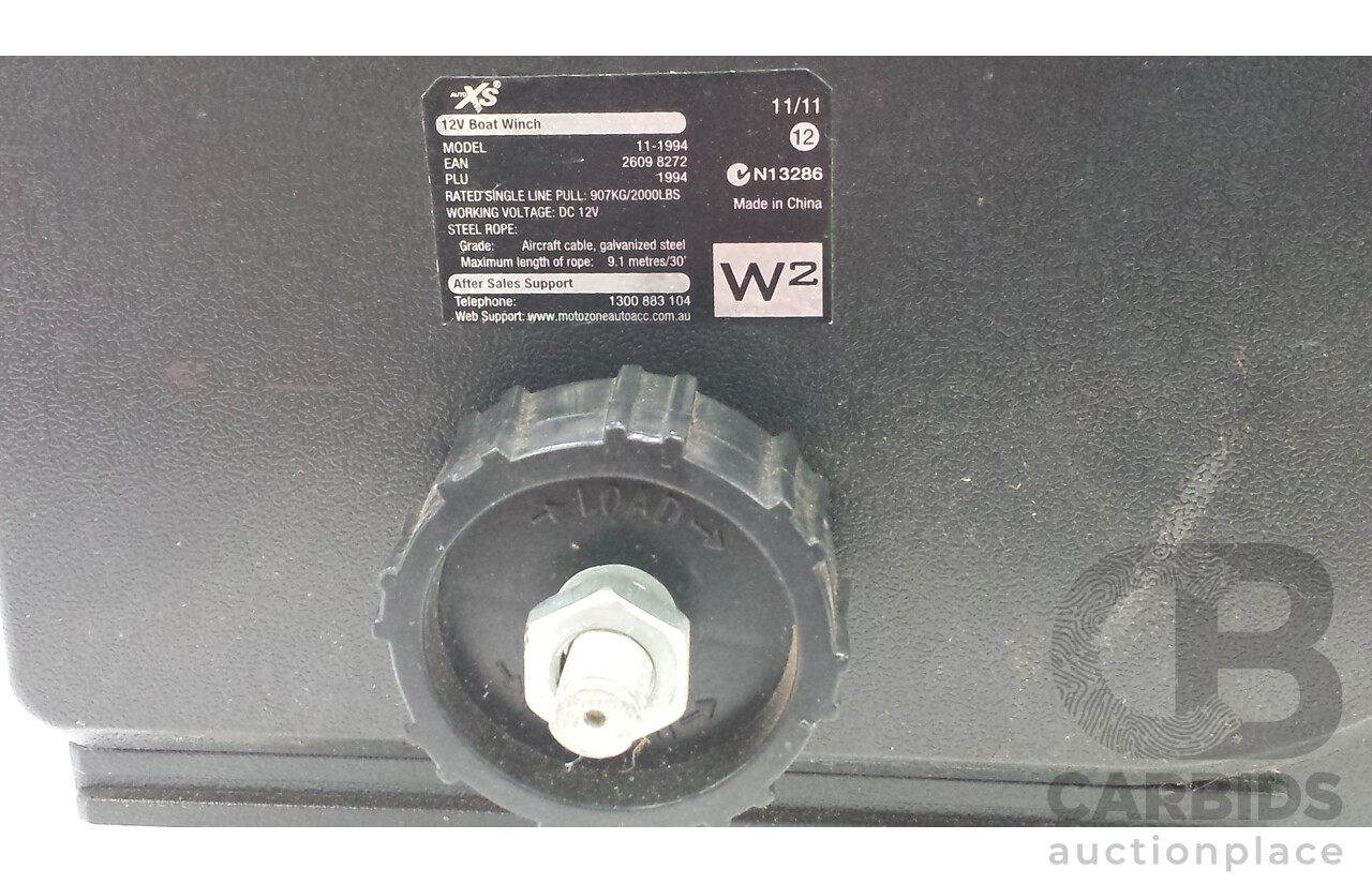 Auto XS 12 Volt Boat Winch