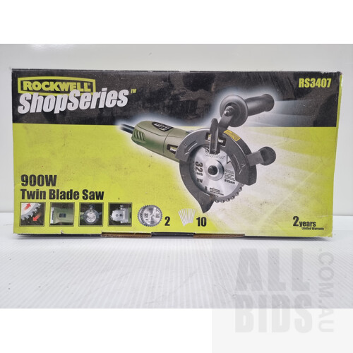 Rockwell RS3407 Twin Blade Saw - 240 Volt