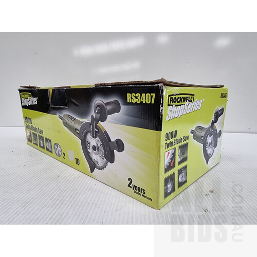 Rockwell RS3407 Twin Blade Saw - 240 Volt