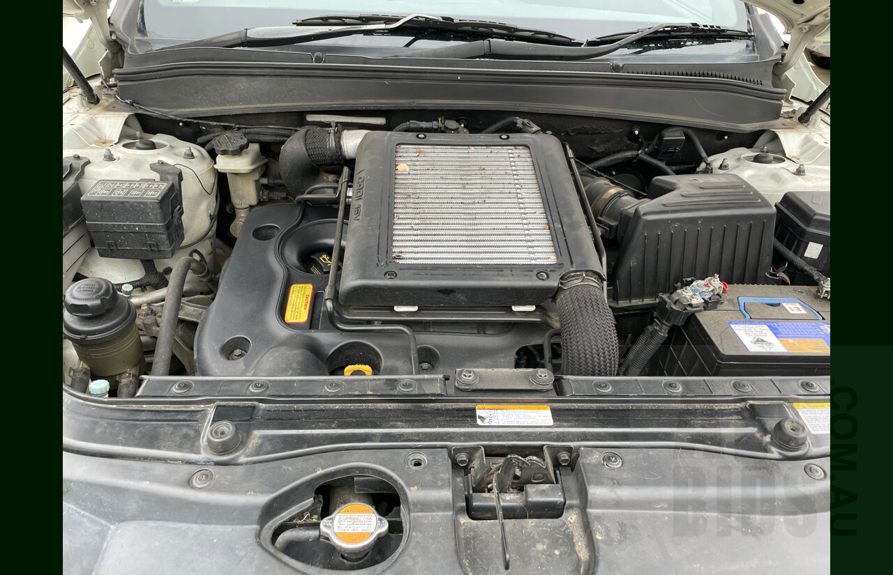 8/2007 Hyundai Santa Fe SX CRDi (4x4) CM MY07 UPGRADE 4d Wagon White 2.2L