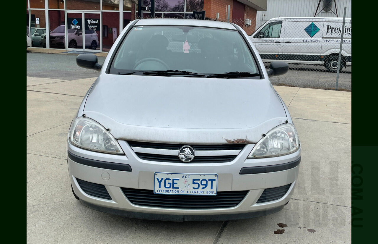 4/2005 Holden Barina  XC (MY04.5) 3d Hatchback Silver 1.4L