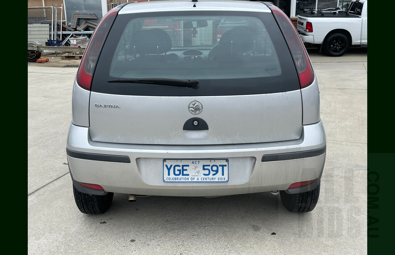 4/2005 Holden Barina  XC (MY04.5) 3d Hatchback Silver 1.4L