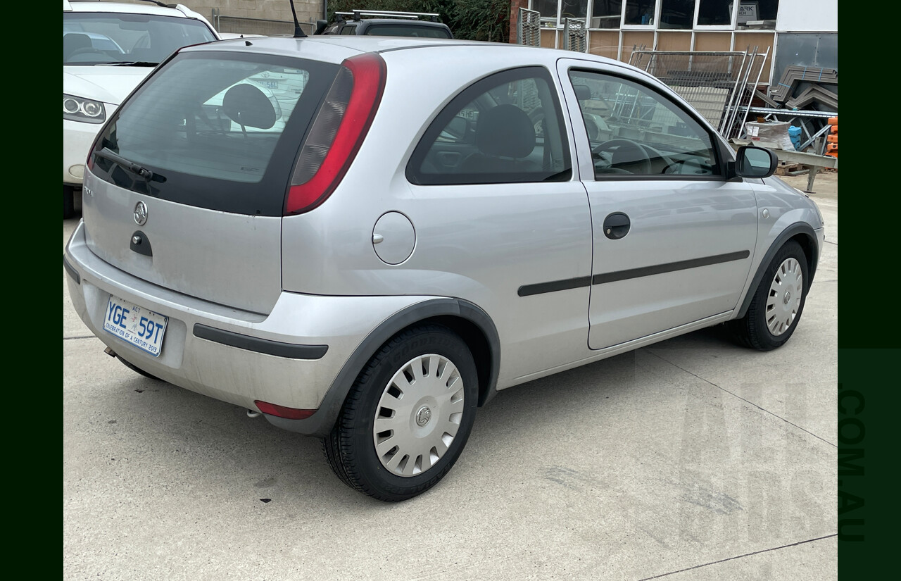 4/2005 Holden Barina  XC (MY04.5) 3d Hatchback Silver 1.4L