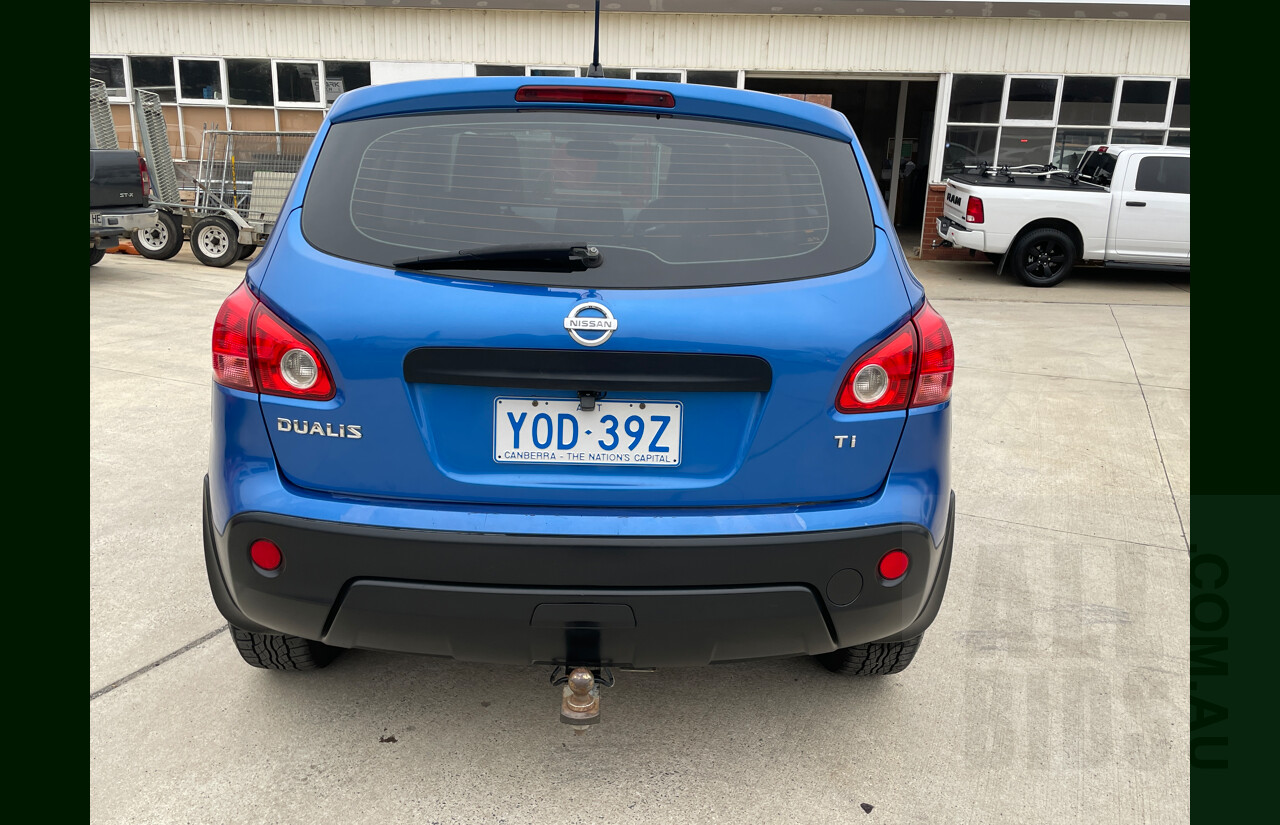 3/2008 Nissan Dualis Ti (4x4) J10 4d Wagon Blue 2.0L