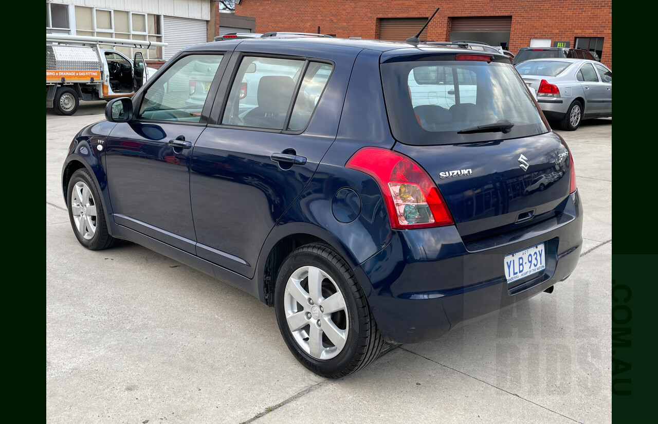 7/2008 Suzuki Swift S EZ 07 UPDATE 5d Hatchback Blue 1.5L
