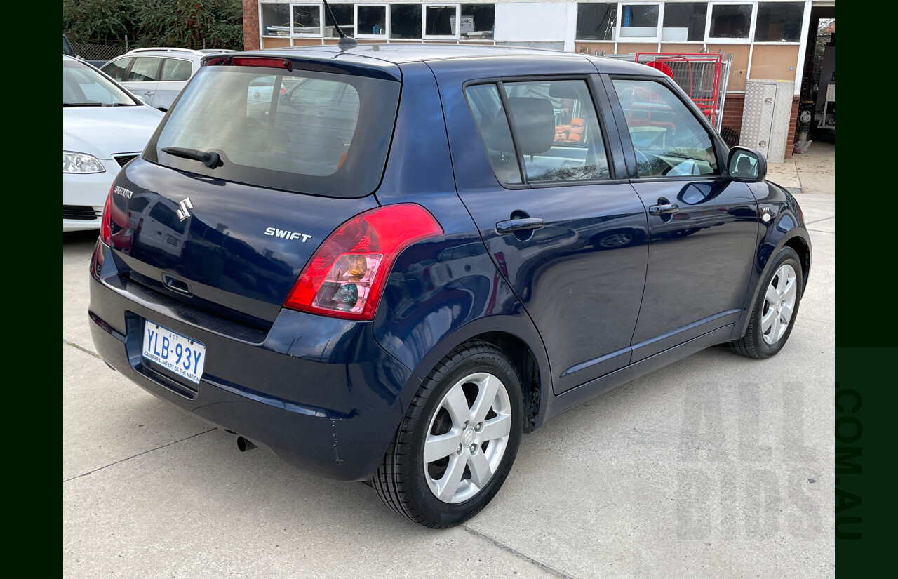 7/2008 Suzuki Swift S EZ 07 UPDATE 5d Hatchback Blue 1.5L
