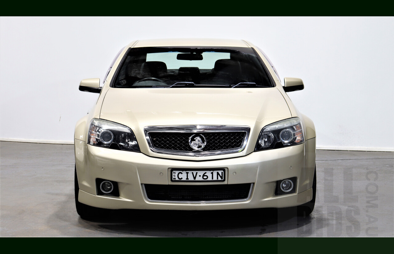 6/2008 Holden Caprice WM MY08 4d Sedan Gold 6.0L V8