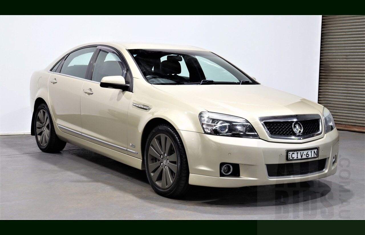 6/2008 Holden Caprice WM MY08 4d Sedan Gold 6.0L V8