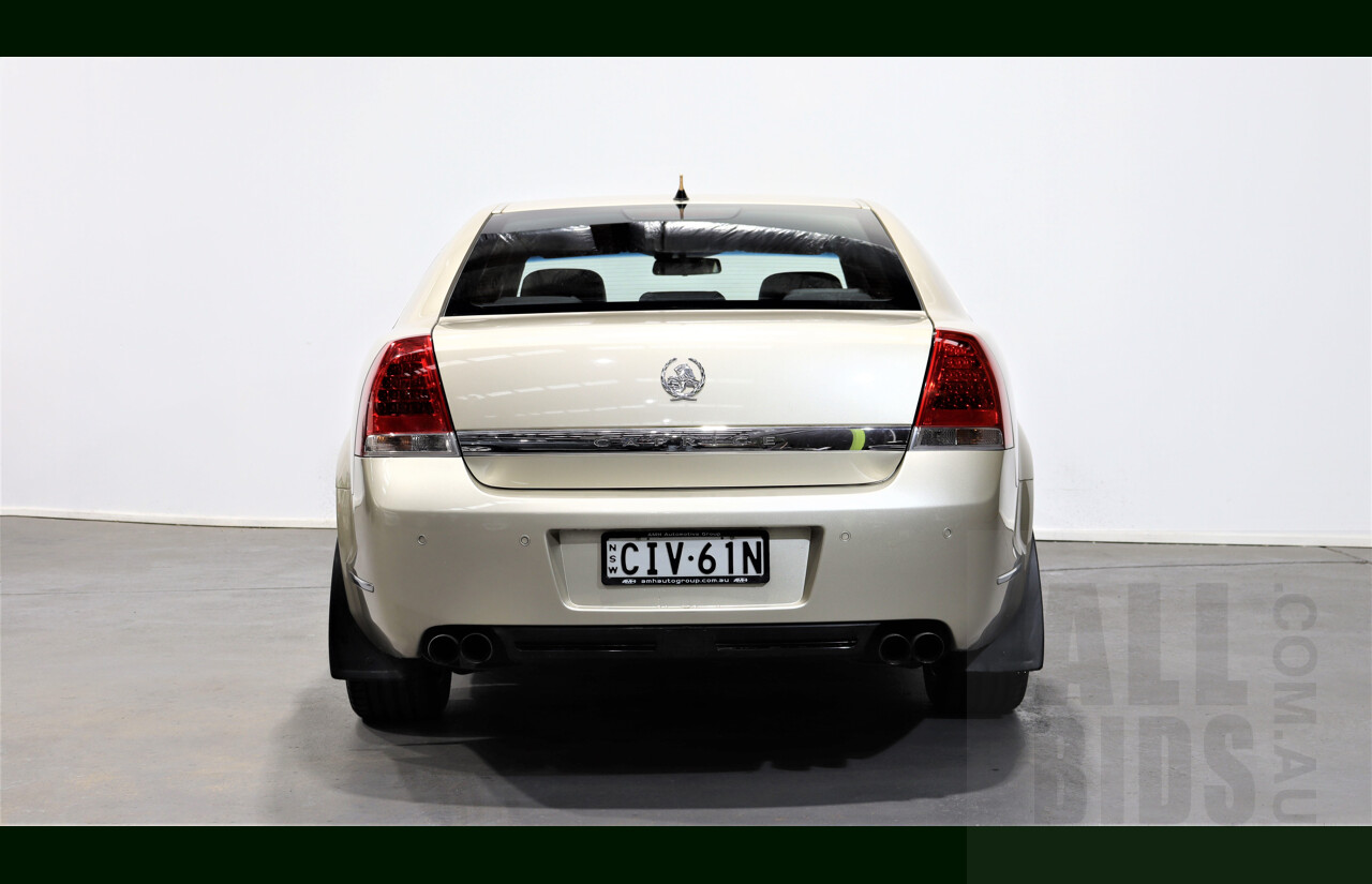 6/2008 Holden Caprice WM MY08 4d Sedan Gold 6.0L V8