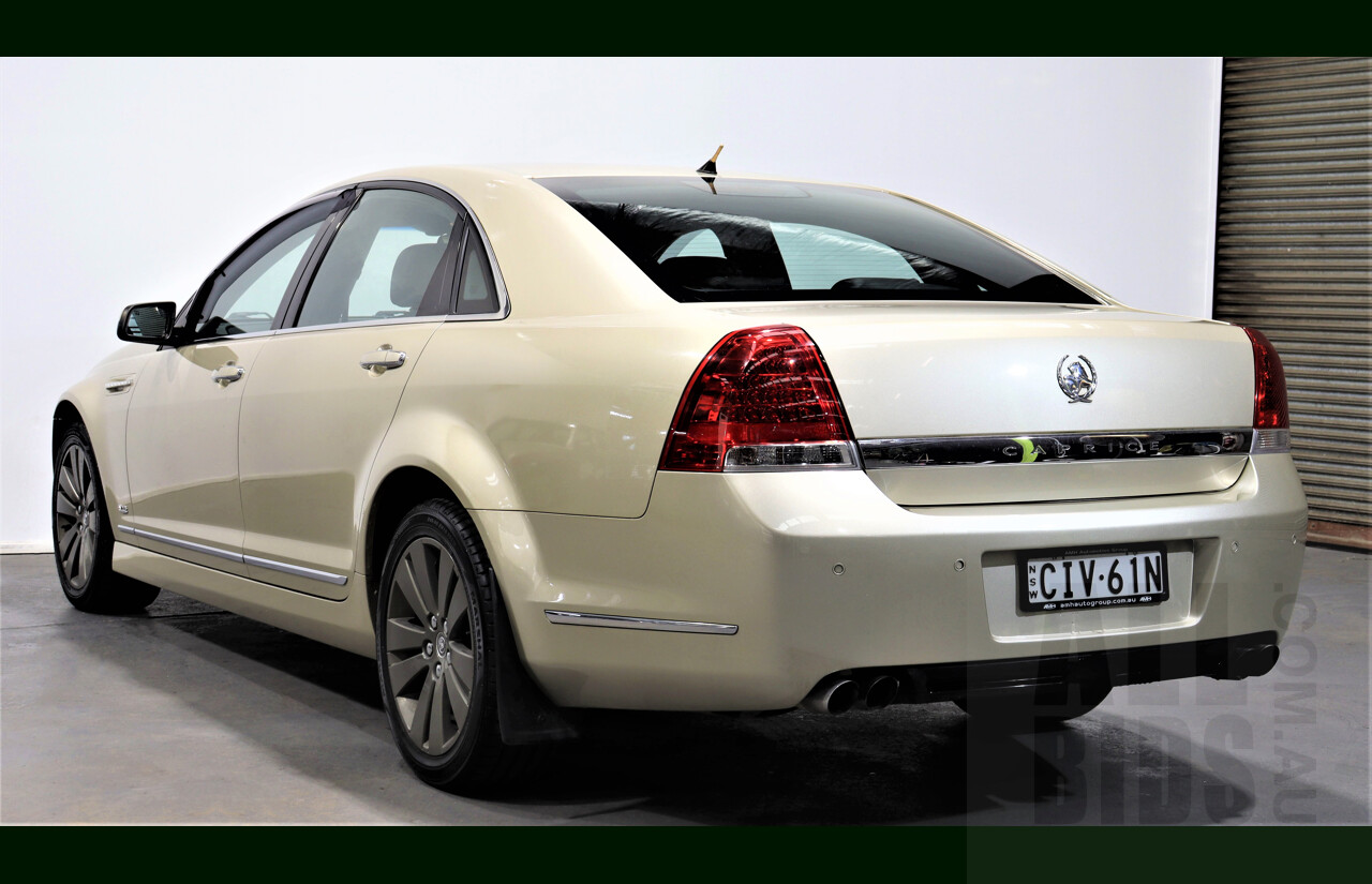 6/2008 Holden Caprice WM MY08 4d Sedan Gold 6.0L V8